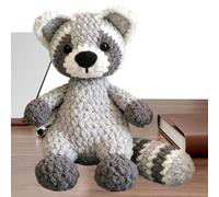 Genérico Knitted Animals Crochet en peluche à la main Motif animaux de compagnie Durable Form Retention Crochet Animals | Crochets pour Adultes Kids Pet Home Bedroom Living Room Sleep Play Tabletop