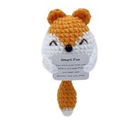 Genérico Knitted Stuffed Animal - Colorful Crochet Ornement | Portable Crochet Finished Animal, Funny Stuffed Toys For Birthday, Christmas, New Year