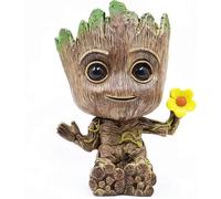 Generico Kraja I'm Baby Groot Pot de fleurs pour plantes et stylos du film classique, parfait comme cadeau, s'appelle Je suis Groot 13x11x7 Fleur (fleur)