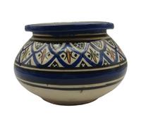 Generico La Maison Unique Cendrier Céramique Décorée Anti-Odeur Terre cuite Marocaine 16cm 1404241000, MU1404241000