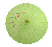 Generico LA! Parapluie Oriental de Soie Chinois Style Vintage Parapluie Femmes Décoratives Danse Photographie Décor Parasol, vert