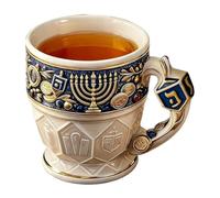 Generico La tasse de 300 ml avec design de chandelier pour lait et autres boissons. Pour une utilisation en cuisine avec poignée