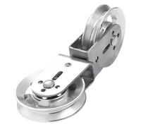 Genérico Lager Riemenscheibe - Drahtseilrolle Zum Heben,Traction Pulley System, Double Snatch Block Pulley Heavy Duty, Seilrollen Aus Nylon-/Aluminiumlegierung Zum Heben
