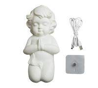 Generico Lampe à Ange Illuminée - Alimentée par Batterie USB, Lampe Murale Décorative Mur Mignon, Lumière De Chambre À Lumière Défloue, Lampes D'ange Décoratives | Accessible