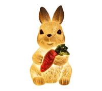 Generico Lampe de chevet pour enfants | Lampe Lapin en Résine | Lumière de Nuit Décorative avec Lapins | pour Intérieur, Chambre, Table de chevet, Studio, Maison