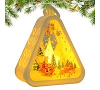 Generico Lampe de Noël de table - Support alimenté par batterie - Lumière de nuit pour la chambre des - Pour les , les filles, les adultes, les vacances, la maison et le salon