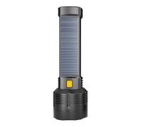 Generico Lampe de poche LED - Lampes de poche rechargeables | avec mise au point réglable, lampes de poche de camping hautes , LED à énergie solaire, lanterne longue portée flash étanches super