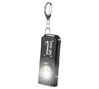Generico Lampe de poche LED pour porte-clés | lampe de poche avec clip - porte-clés avec lumière compacte - pour camping, marche, randonnée, survie, activités de plein air, et travail de nuit