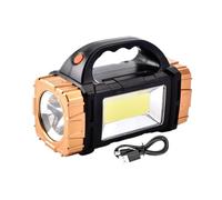 Generico Lampe de poche solaire - lampes de poche rechargeables | Lampe de camping | Équipement extérieur multifonctionnel, lumière portable étanche USB pour la maison, le travail, le voyage, la