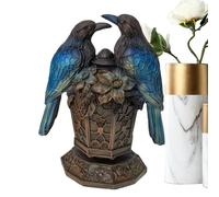 Generico Lampe de table - Lumière de nuit décorative en résine en forme d'animal, lampe de bureau avec statue de | pour table de chevet, bureau, chambre de séjour studio