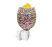 Genérico Lampe fondeuse de désodorisant avec minuteur | Brûleur électrique avec lumière pour Noël, anniversaire, fête des mères, chambre, salon, salle de bain
