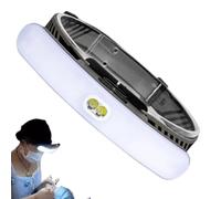 Genérico Lampe frontale rechargeable - Capteur manuel réglable, lumière pour extensions de cils | Pour courir, réparation de voiture, ongles, travaux manuels, débutants, femmes