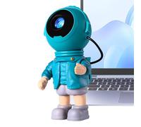 Generico Lampe projecteur lumières de nuit | lumière de chevet astronaute | lampe de nuit USB avec projections colorées pour maison, chambre à coucher, salon et environnement de travail