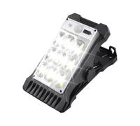 Generico Lampe solaire à clip - Lampe LED à pince avec détecteur de mouvement, 3 modes d'éclairage intelligents avec grand angle, boîtier résistant aux intempéries, configuration