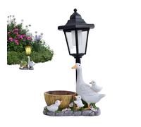 Generico Lampe solaire | Décoration de jardin amusante en résine résistante aux intempéries | Nuit de jardin en forme de - Pour intérieur, terrasse, balcon, anniversaire, pendaison de crémaillère et