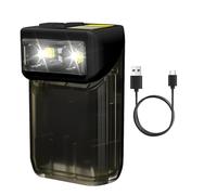 Genérico Lampe torche miniature pour porte-clés, tête rotative et pince intégrée | Lampe torche avec clip pour casquette de camping | Pour la marche nocturne, la pêche, le camping, la randonnée, les