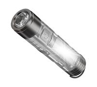 Genérico Lampe torche rechargeable pour porte-clés, petite lampe de poche avec porte-clés rechargeable, accessoires multifonctions pour randonnée, escalade et activités de plein air