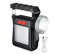 Genérico Lampe torche solaire rechargeable, lampe torche LED pour camping, randonnée, cyclisme et camping