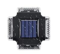 Genérico Lampes murales d'extérieur à énergie solaire - Applique décorative imperméable | Éclairage de sécurité pour mur | Pour véranda, jardin, patio, balcon, garage et accès