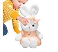 Genérico Lapin de 40,6 cm - Lapin réaliste de jupe, lapin rembourré pour | Animal en tissu doux, lapin de collection pour , oreiller P