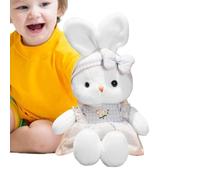 Genérico Lapin de 40,6 cm - Lapin réaliste de jupe, lapin rembourré pour | Animal en tissu doux, lapin de collection pour , oreiller P