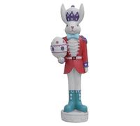 Generico Lapin de Pâques - Résine 22,5 x 5,5 cm | Figurine lapin, décoration traditionnelle, soldats pour Pâques | Présentoir pour printemps, fête, étagère, entrée, maison