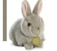 Generico Lapin interactif, Lapin Lapin en peluche, Lapins robot interactif, Peluche de Pâques, Mon lapin réaliste, Oreilles sautant, se tordre et treman (Blanc)