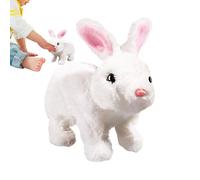 Generico Lapin interactif réaliste | lapins en bois et décorations festives - Figurine de lapin simulée | pour mur intérieur extérieur maison de campagne