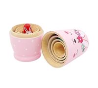 Genérico Lapin Nesting Dolls, Russian Nesting Toys, Wooden Educational Stacking Playsets, Cartoon Home Decoration, Fun Learning Toy for Boys and Girls, Convenient to Care, Good Present