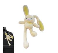 Genérico Lapin Plush, 11-inch Easter Bunny Toy, Pull-Up Stuffed Animal, Funny Soft Pendant, Adorable Gift for Birthdays and Holiday Celebrations, 11,81 x 3,94 x 2,36 pouces