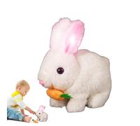 Genérico Lapin sautant - Lapin en Peluche interactif avec mouvements naturels | Peluche Lapins | Répond à la Voix, idéal pour, Filles, Anniversaires, Pâques, Salle de Jeux