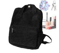 Genérico Laptop Backpack - Travel with Handle, 15,11 pouces Aesthetic Backpack Purse with Spacious Compartments, Soft Material Carry Bag Trendy Design with Modern Style Girls for School Travel, noir