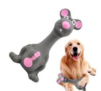 Genérico Latex Chew Toy, Mice Pet Chew Toys, Funny Rubber Teething Chewing Soft Chews Molar Small Screaming Mice Interactive Play For Indoor Outdoor