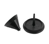 Genérico Lawn Mower Blade Balancer & Sharpener - Outil d'équilibrage professionnel avec adaptateurs et guide d'angle - Ensures Smooth Vibration-Free Cut - Kit de levage pour finition striée