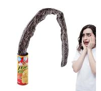 Generico Le Serpent Dans Les Chips - 133cm | Jouet De Blague Serpent Effrayant En ABS Avec Saut A, Objet De Design Réaliste Pour Fêtes, Cadeau Goliardique Et Halloween