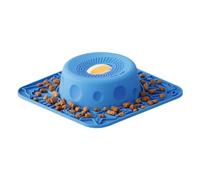 Generico Lecteur pour chiens et liquides | Slow Feeder en silicone avec boule rotative | Bac à lécher liquides | Nourriture pour animaux, chiots, lécher, manger, yaourt, purée de viande, collation
