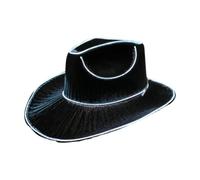 Genérico LED Light Up Cowboy Hat For Women Men Halloween Costume