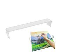 Generico Leging Bridge - pointes de repos à la main sale pour la peinture pour artistes | Hauteur du bras acrylique transparent réglable pour peintre, étudiants, tiroir, enseignant