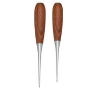 Generico Lesina pour cuir, pointe perforable avec poignée en bois | outil pour créer des trous en cuir, pour ceintures, sacs à main en toile, tentes, chaussures et bottes