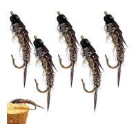 Generico Leurre pour Black Bass | 5 pièces Appâts artificiels faits à la main Design Moscou - Set pour pêche à la achigan à la truite | par Bateau à traîne Lacs Rivières Eau Douce