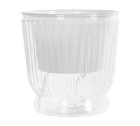 Generico Lieux de soi, pots végétaux avec réservoir d'eau, pot d'orchidées transparent hydroculture avec drainage pour salon, chambre, maison, balcon et bureau