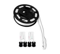 Genérico Lignes de délimitation pour Pickleball - Terminaux de délimitation | Équipement de délimitation de terre de 6 x 13 m, accessoires de tennis pour enfants, basket-ball, volley-ball, badminton