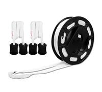 Genérico Limites de coupe de volleyball, lignes de boundary, marqueurs limites - 240 x 528 pouces, 3 marqueurs de terrain, équipement d'entraînement pour le volleyball de basket-ball