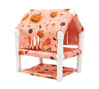 Genérico Lit hamster 2 étages lavable démontable pour maison, maison rurale, chambre à coucher