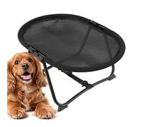 Genérico Lit pour chien surélevé - portable, pliable, lavable et antidérapant, 57 x 41 x 26 cm Lit pour chiens d'extérieur pour animaux domestiques, chiots, dormir, se reposer, camping et voyage