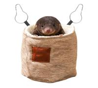 Genérico Lit pour hamster en peluche douce et confortable pour petits animaux | Pour furets hérissons, lapins, chinchillas et perroquets intérieur et maison climat froid et hiver