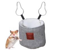 Genérico Lit pour hamsters | En peluche douce et confortable | Hamac pour hamster d'hiver et lit pour écureuils, pour furets hérissons, lapins, chinchillas et perroquets intérieur et maison climat