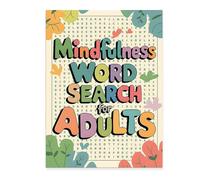 Genérico Livre de recherche de mots pour adultes - Puzzle Book, jeu de recherche de mots à plusieurs niveaux, livret d'emploi | Plus de 400 pour l'activation mentale, réduction du stress