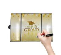 Genérico Livre d'or de remise des diplômes alternatifs, livre de signature de remise des diplômes, livre d'or 2025 | Document d'autographe de troisième cycle pour la cérémonie des enseignants