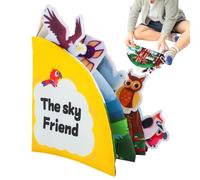 Genérico Livre en tissu lavable en machine portable. Compétences motrices | Jouets sensoriels d'apprentissage calme pour voiture avion salle de classe vacances lien parents et enfants anniversaire